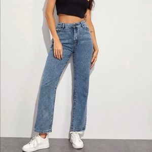 High Rise Mom Jeans XS Medium Wash